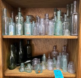 Collection Of Vintage Glass Bottles, 72