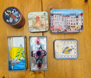 RM2 Lot Of Coasters And Decorative Boxes
