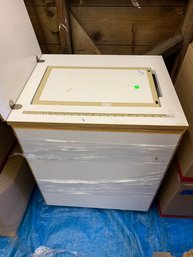 Sewing Table Cabinet, Assorted Sewing Supplies