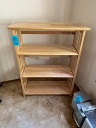 Folding Bookshelf 39in X 30in X 12.5in