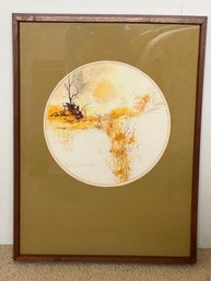 R9 James Brooks Signed Framed Art - Children Of The Sun