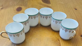 Rm1 Six Demitasse Cups By D&C France