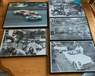 R2 Five Framed Vintage Car Photos