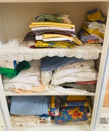 Rm3 Cabinet Full Of Linens And Some Medical Dressings