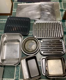 R3 Cookie Press, Baking Pans, Loaf Pans, Baking Sheets, Grate Pans, Foil Pans, Clingwrap, Ziploc Bags, Foil