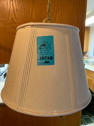 R2 Hanging Plug-in Lamp With Fabric Shade