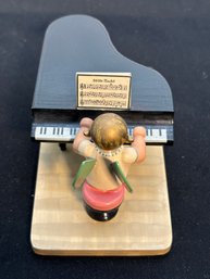 R4 Vintage GDR Erzgebirge Expertic Wendt & Khn Wood Angel Grand Piano Orchestra Co