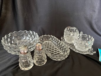 R8 Vintage Fostoria Glass Serving Pieces