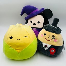 Minnie Mouse Purple Costume Squishmallow, Nightmare Before Christmas Squishmallow, Yellow Squishmallow