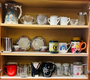 R2 Coffee Mug Lot 30 Plus Mugs, Sugar Container, Tea Cups And Plates