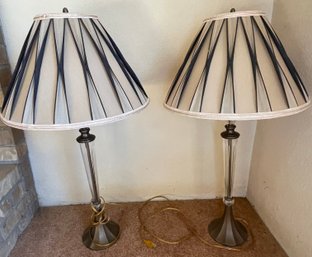 Rm1 Two Table Lamps By RL Creations
