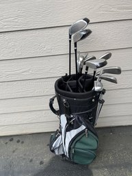 RM0 Golf Bag And Clubs Driver Putter Top Flite Elite Tech Edge