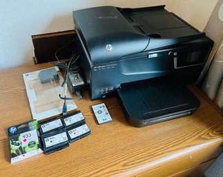 RM4 HP Officejet 6700 Premium Printer Scanner Copier With Extra Printer Cartridges And Box Of Copy Paper