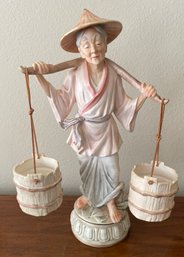 Rm3 Japanese Fisherwoman Sculpture From Japan