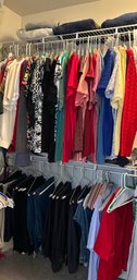 R14 Womens Clothes And Shoes Closet Lot To Include Brands Such As St.Johns Bay, Karen Scott, Calvin Klein, Cha