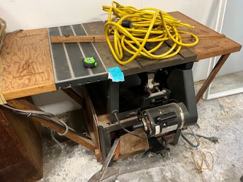 S1 Craftsman Table Saw And Extension Cords.  Table Saw Accessories