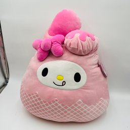 Extra Large Size Hello Kitty My Melody Pink Ice Cream Squishmallow Plushie 20 Inches Tall