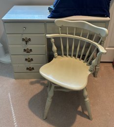R15 Ethan Allen Desk And Chair Which Was Used As A Crafting Desk