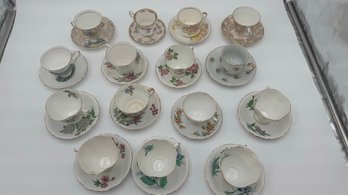 R5 Collection Of Tea Cups A Saucers Of Various Brands