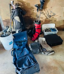 R0 Golf Clubs, Gold Balls, Golf Bags, Mens Shoes