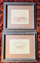 RM6 Signed Western Farm Themed Artwork 4/50