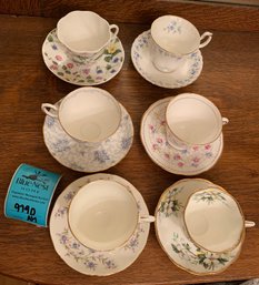 China Teacups With Saucers, Royal Albert Teacups, Tuscan Teacups, Duchess Teacup, Queens Teacup