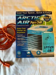 R2 Arctic Air Pure Chill Space Cooler Seems New In Original Box. Extension Cord.