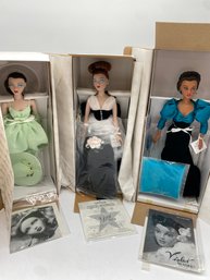 R1 Two Gene Collection Dolls & One Violet Waters Doll, Both With Certificate Of Authenticity