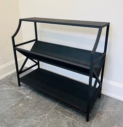 R5 Black Iron Style Modern Library Bookcase