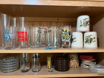 R3 Olympia Beer Mugs, Glass Mugs, Coasters, Ashtrays, Beer Glasses
