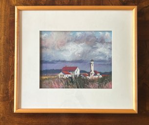 R1 Susan Ogilivie Approaching Storm Original Pastel Framed Artwork