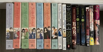 R5 Books Including Manga, And Fiction. Seven Of The Matsuri Takaya Books Are Unopened In Original Plastic