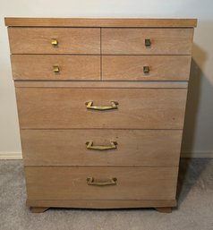 R9 Tall Dresser With Three Deep Drawers And Two Shallow Top Drawers, Located Down Stairs