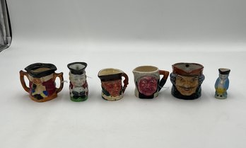 Colonial Toby Mug, Vintsge Toby Jug, Sandland Character Toby Mug, Lancaster Handpainted Mug