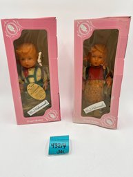 S1 Two Vintage Limited Edition Hummel Dolls Still In Original Boxes