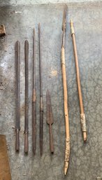 Massai Spears From Kenya, Primitive Style Spears