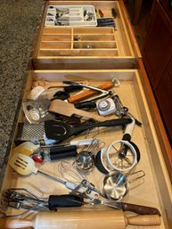 R2 Two Utensils Drawers Lot To Include Oneida Silverware, And Others