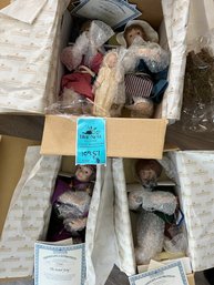 Boxed Collectibles:  Three Ashton Drake Gallery Dolls, The Second King, The First Shepherd, The Holy Family