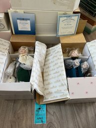 Boxed Collectibles:  Ashton Drake Galleries The Second Shepherd And The Third King Dolls New In Box