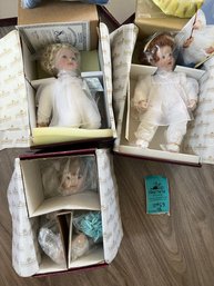 Boxed Collectibles: Ashton Collection Galleries Three Dolls New In Box.  Please See Pictures