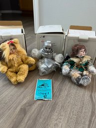 Boxed Collectibles: Marie Osmond Tiny Tots Wizard Of Oz, The Cowardly Lion, The Tinman, The Scarecrow