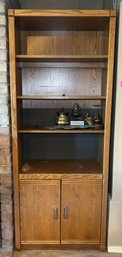 R7 Bookshelf With Cabinet, Located Downstairs, Contents Not Included