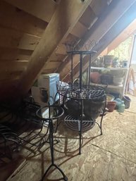 R.A Buyers Pick To Include But Not Limited To Gardening Supplies, Table, Shelving Unit, Sawhorse, Wood