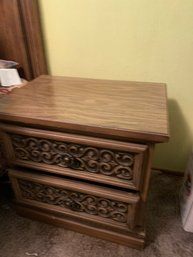 Set Of 2 Matching Wooden Bedside Tables
