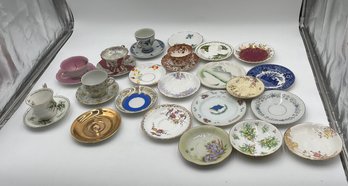China Teacups, Assorted Silverware, Japanese Teacups And Saucers, Assorted Teacups, Assorted Saucers