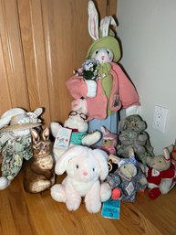 R3 Stuffed Rabbit Bunny Collection. Decorative And Plush Pieces