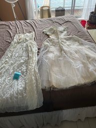 Rm6 Vintage Wedding Dress And Slip