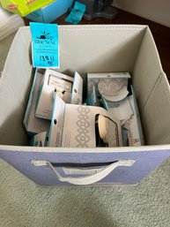 12 New In Box Martha Stewart Paper Punches.  Includes Bin. Please See Pictures