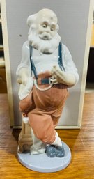 Lladro Santas Busiest Hour Figurine In Opened Box