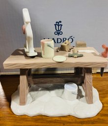 Lladro Santas Magical Workshop Figurine In Open Box
